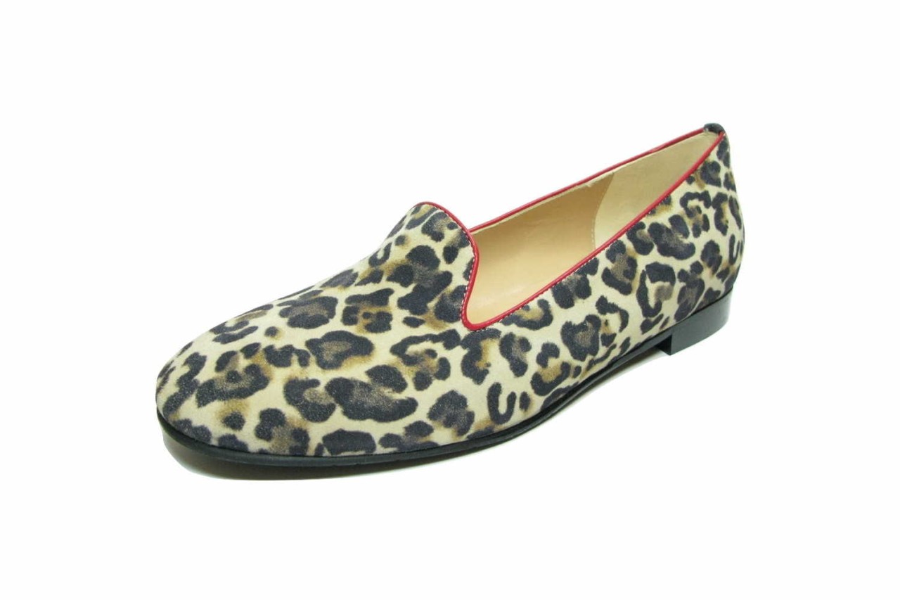 MODA DI FAUSTO Klassische Slipper taupe