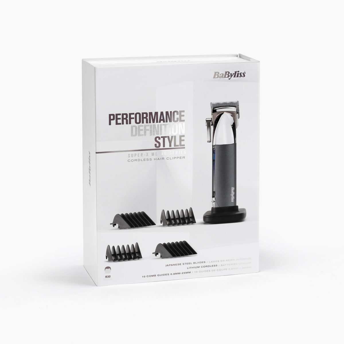 Tondeuse cheveux sans fil Super-X Metal Series