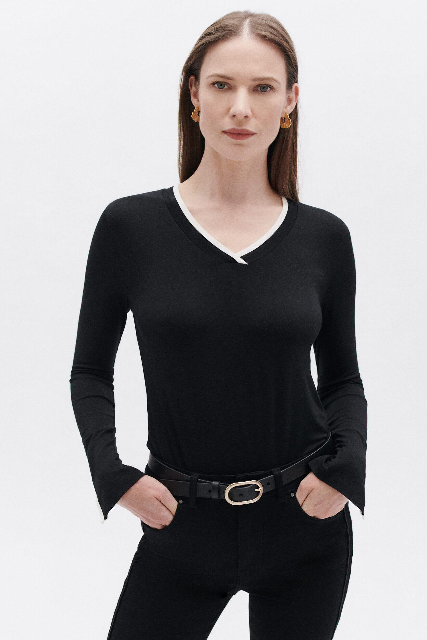 T-shirt tresor noir femme