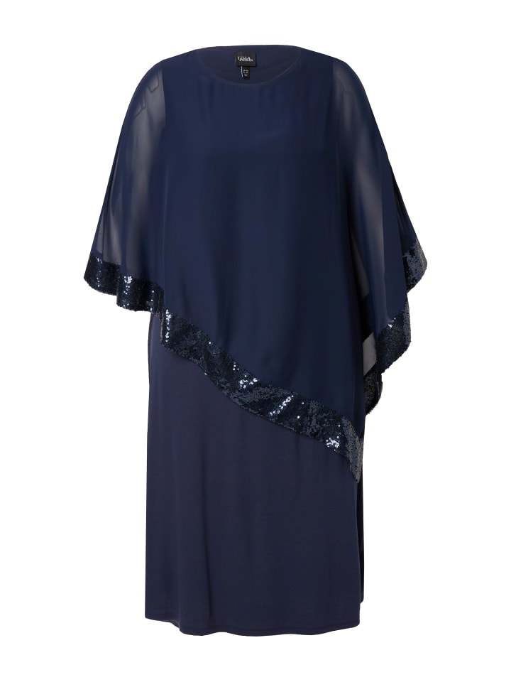 Ulla Popken Midikleid in marine günstig kaufen
