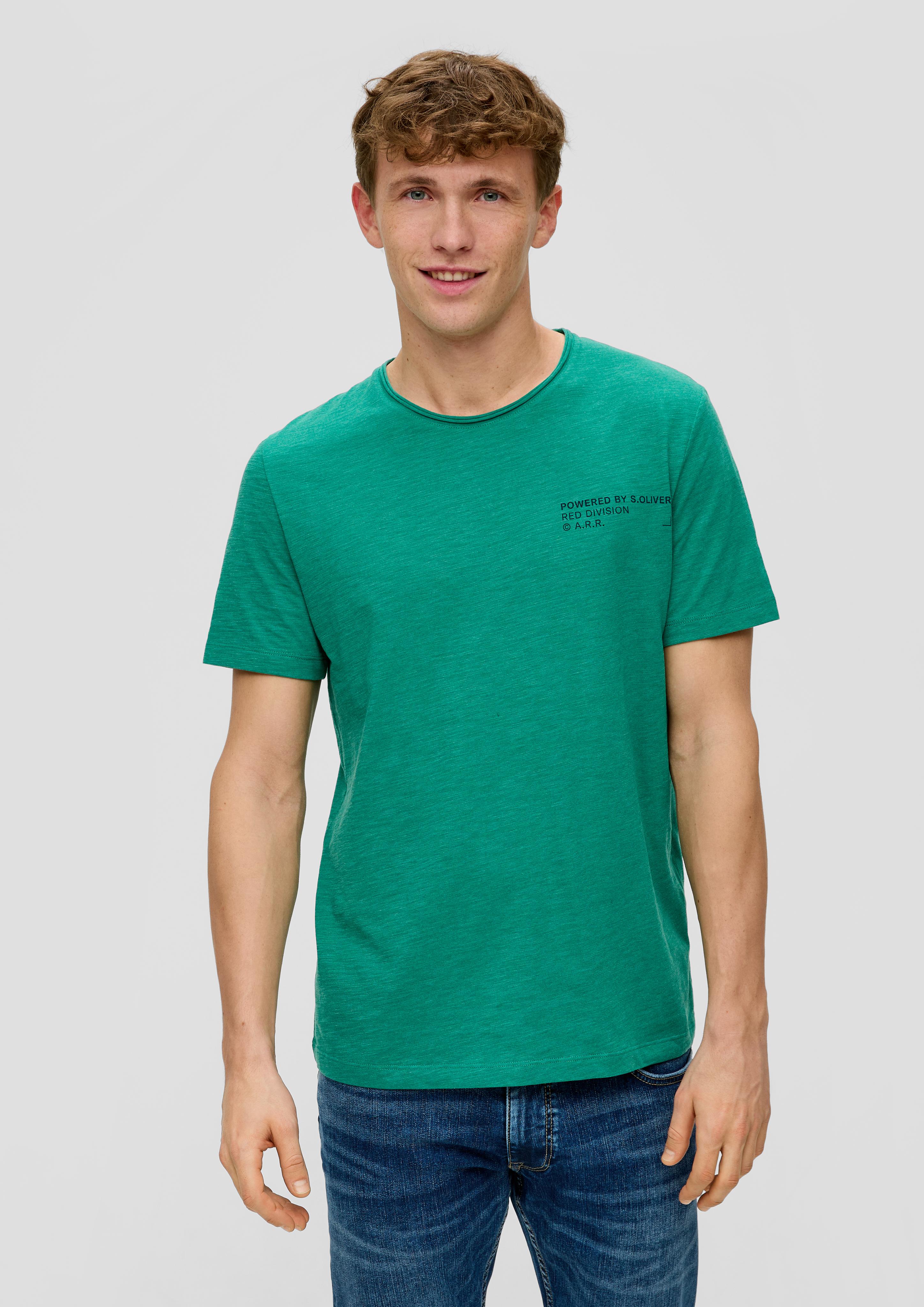 T-Shirt mit Flammgarnstruktur  2141468-76W1