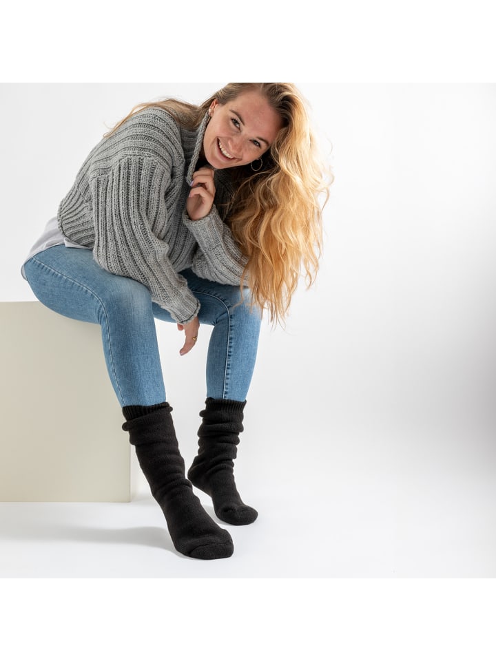 Occulto 2er Pack Ultra Thermosocken Yuki in Schwarz-Anthrazit günstig kaufen