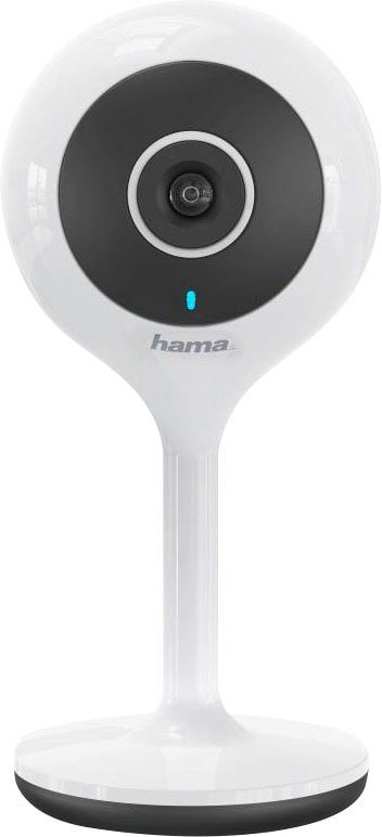 Hama WiFi-Kamera 1080p Bewegungssensor u.Nachtsichtfunktion Mit App indoor Smart Home Kamera (Innenbereich, Nachtsicht,eingebautes Mikrofon)