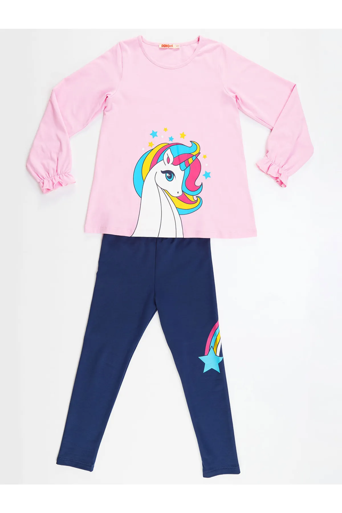 Denokids  Tunika-Strumpfhosen-Set für Mädchen von Rainbow Star