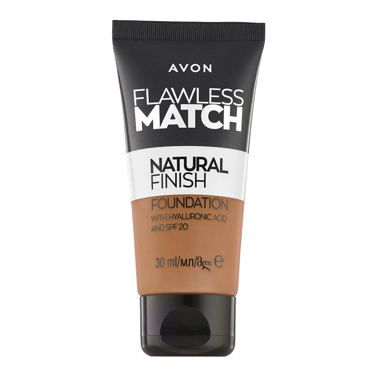 Base cremosa Face Color Flawless Match com acabamento natural.
