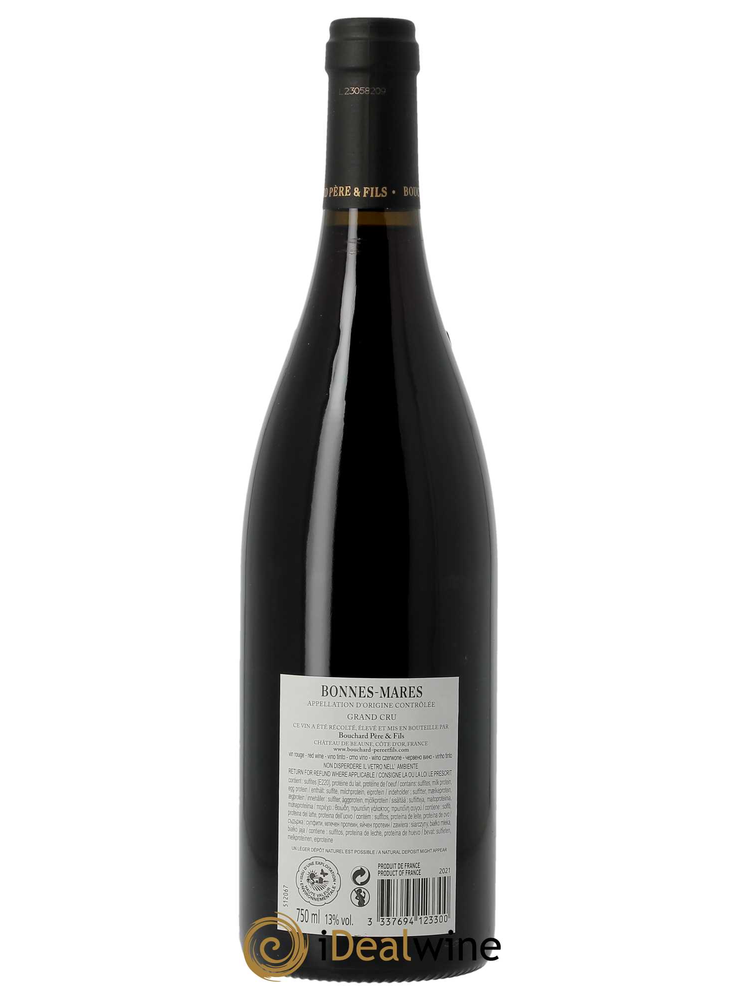 Bonnes-Mares Grand Cru Bouchard Père & Fils  2021 - Lot de 1 Bouteille