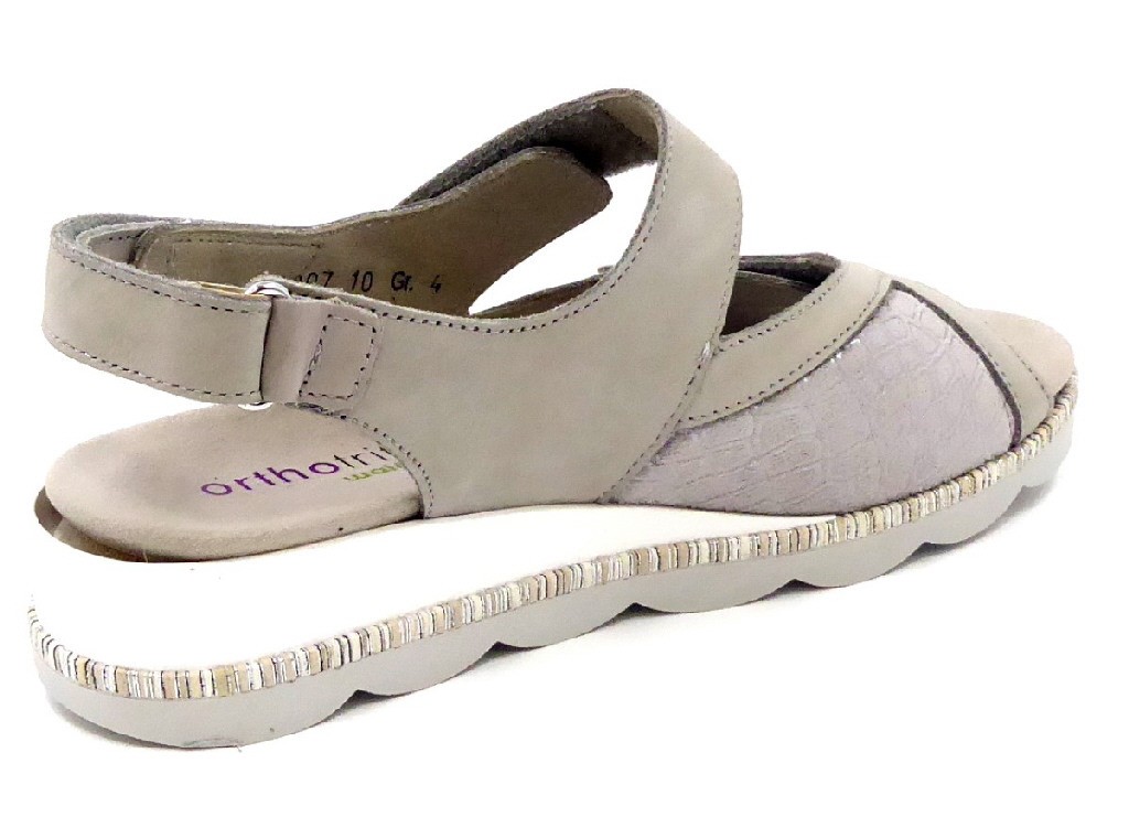 WALDLÄUFER Komfort Sandalen grau