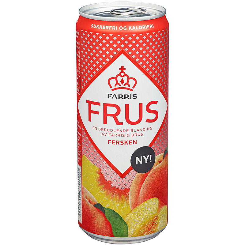 Farris Farris Frus 0,33 l boks sleek fersken