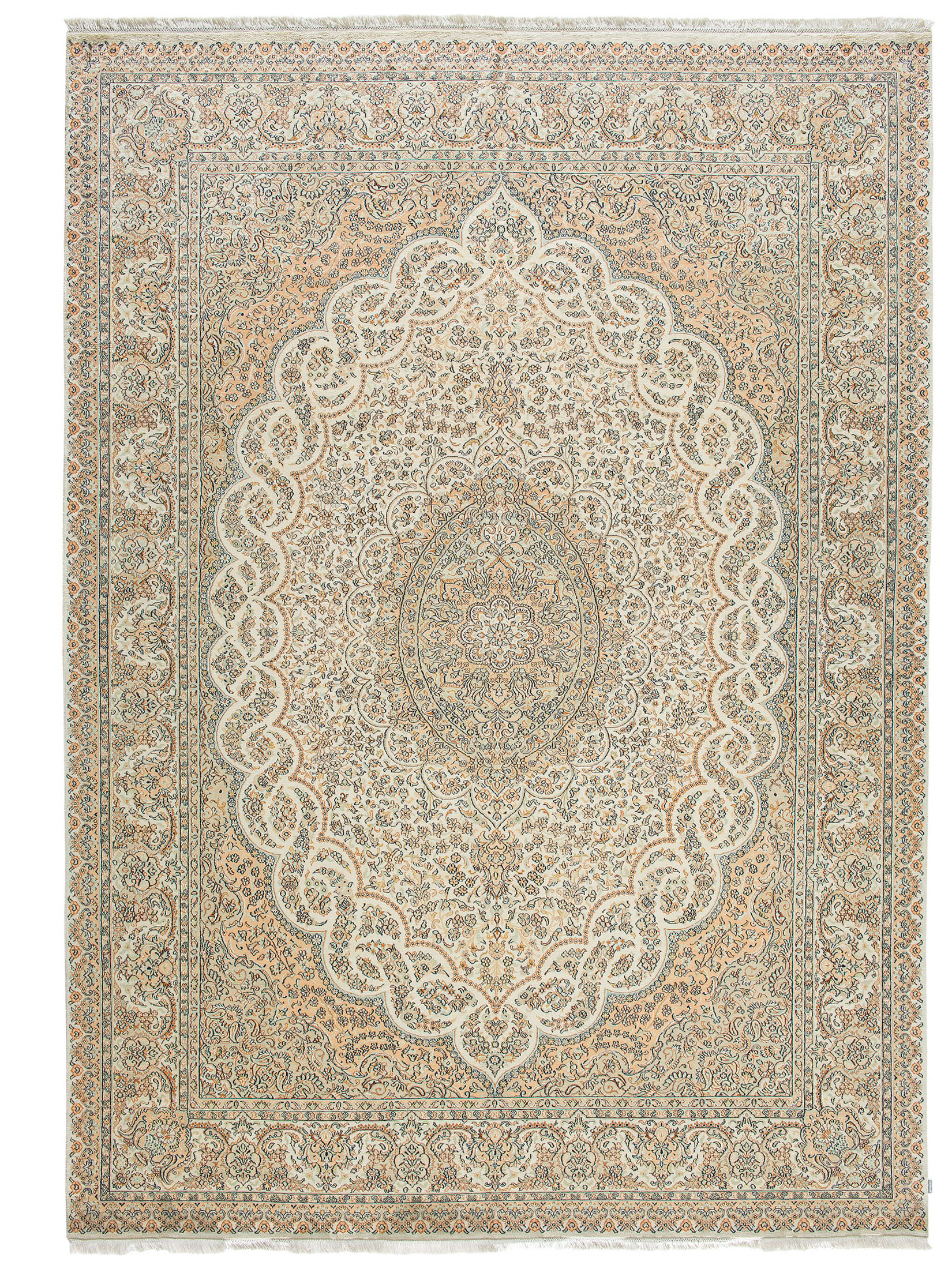 Kaschmir Seide 18/18 ca. 245 x 341 cm, Unikat / Einzelstück