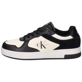 Calvin Klein Basket Cupsole Low Lace Cor in schwarz