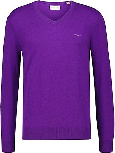 GANT Herren Strickpullover mit Schurwolle EXTRAFINE
