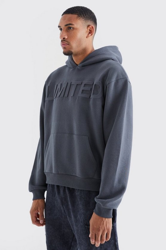 Tall kastiger Oversize Limited Hoodie