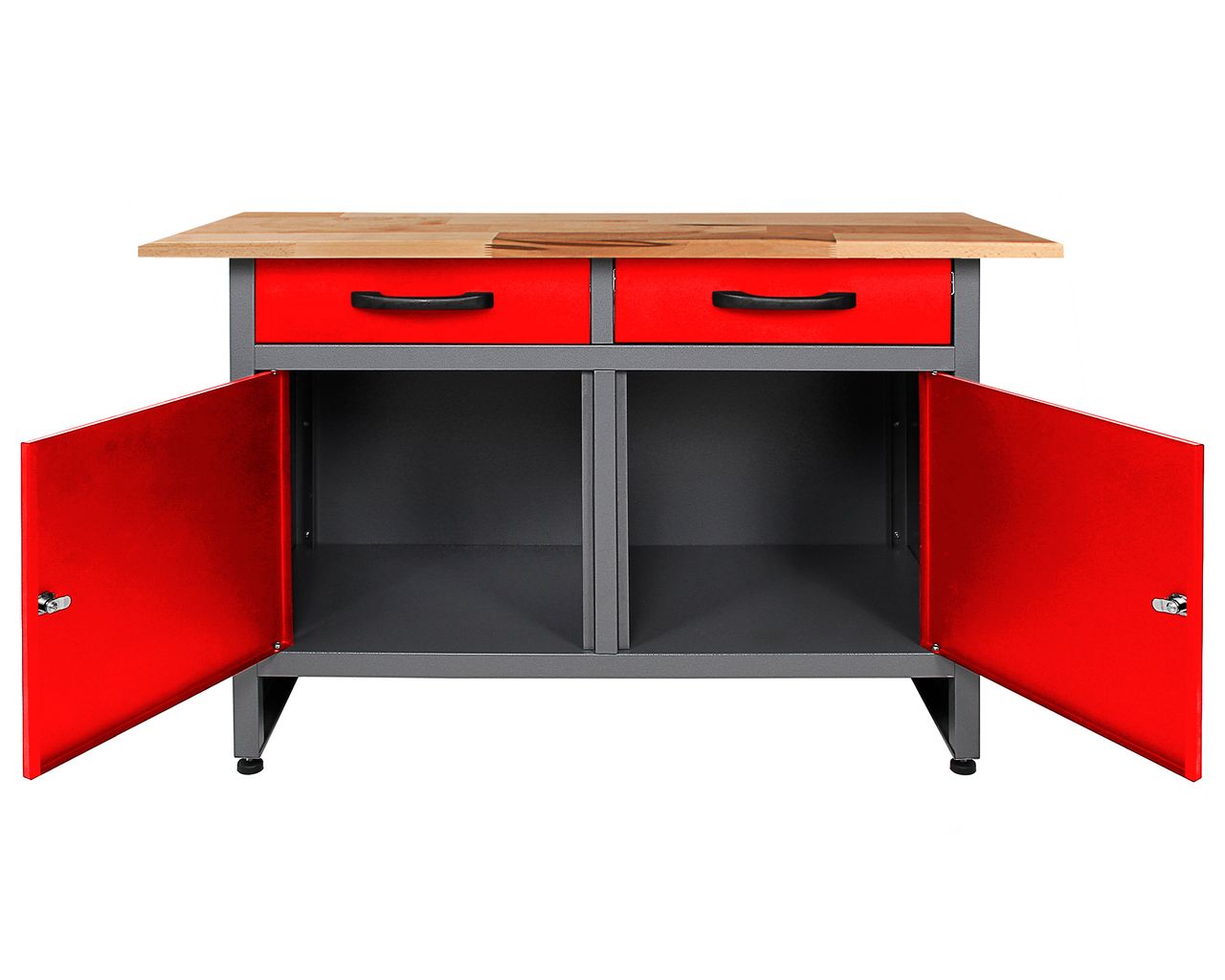 Ondis24 Werkbank Werner 120 cm rot H85