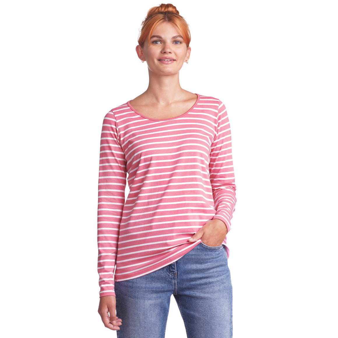 2 Damen Langarmshirts im Set