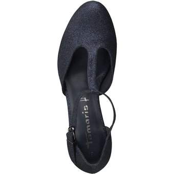 Tamaris Spangenpumps in blau