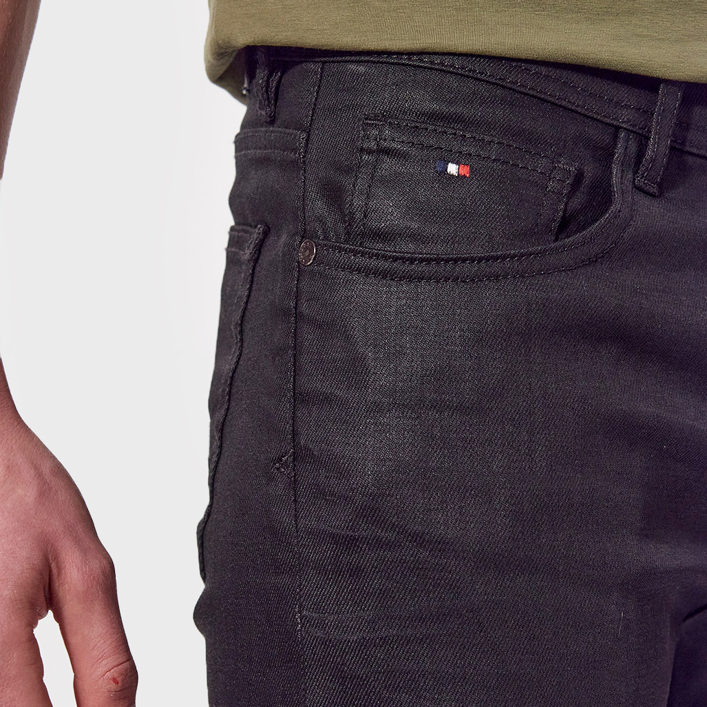 DARKK  Jean slim noir Homme