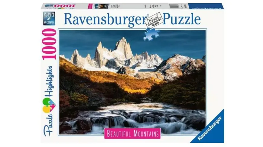 Ravensburger Puzzle - Fitz Roy, Patagonien, 1000 Teile