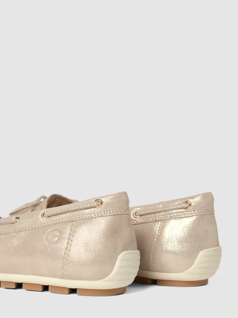Tassel-Loafer mit Quasten in silber