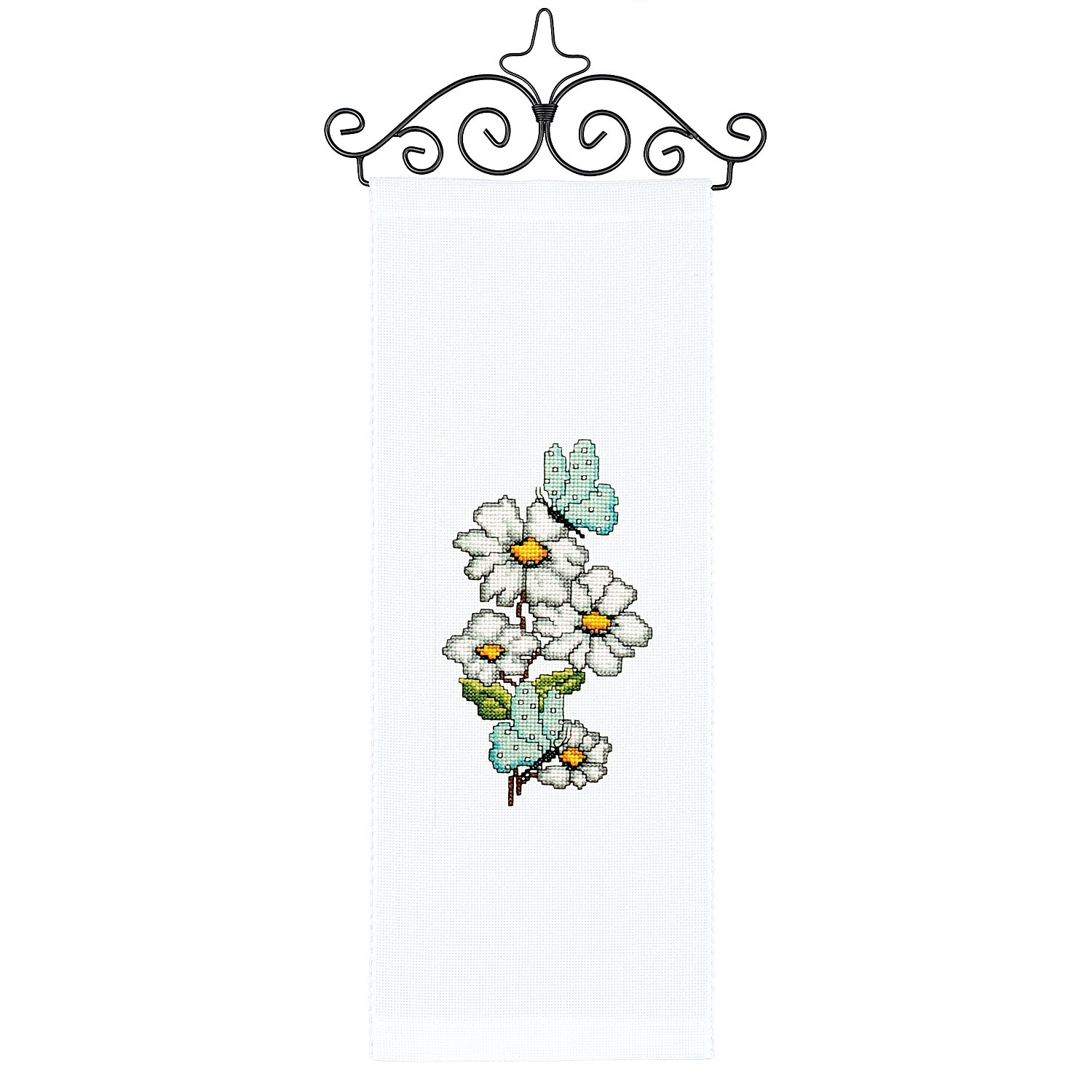 Zweigart Aida-Stickband, weiß, 19 cm