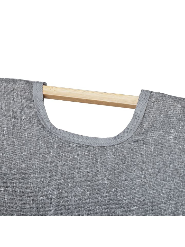 relaxdays Wäschekorb in Grau/Natur - 58 l günstig kaufen onesize