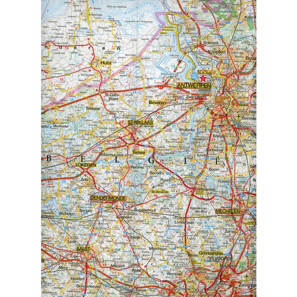 MARCO POLO Karte Belgien, Luxemburg 1:200 000 - Straßenkarte