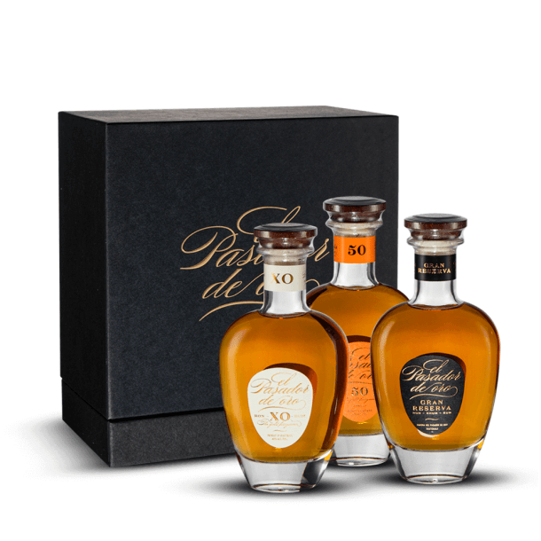 Coffret El Pasador De Oro Découverte 3 x 20cl 43,33%