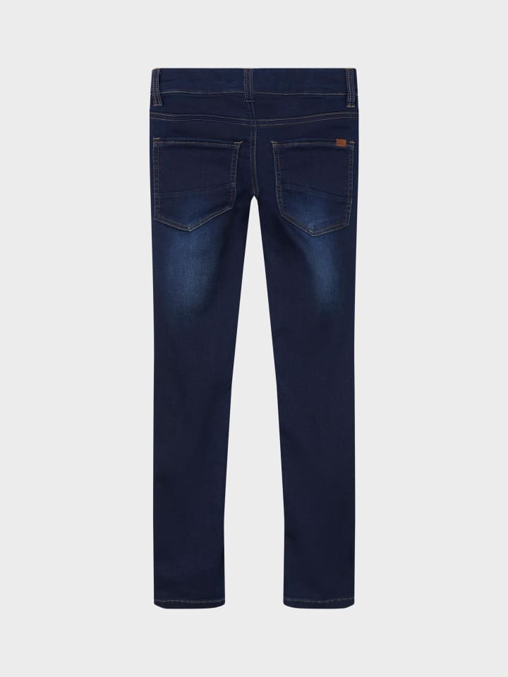 name it Jeans slim fit in dark blue denim günstig kaufen
