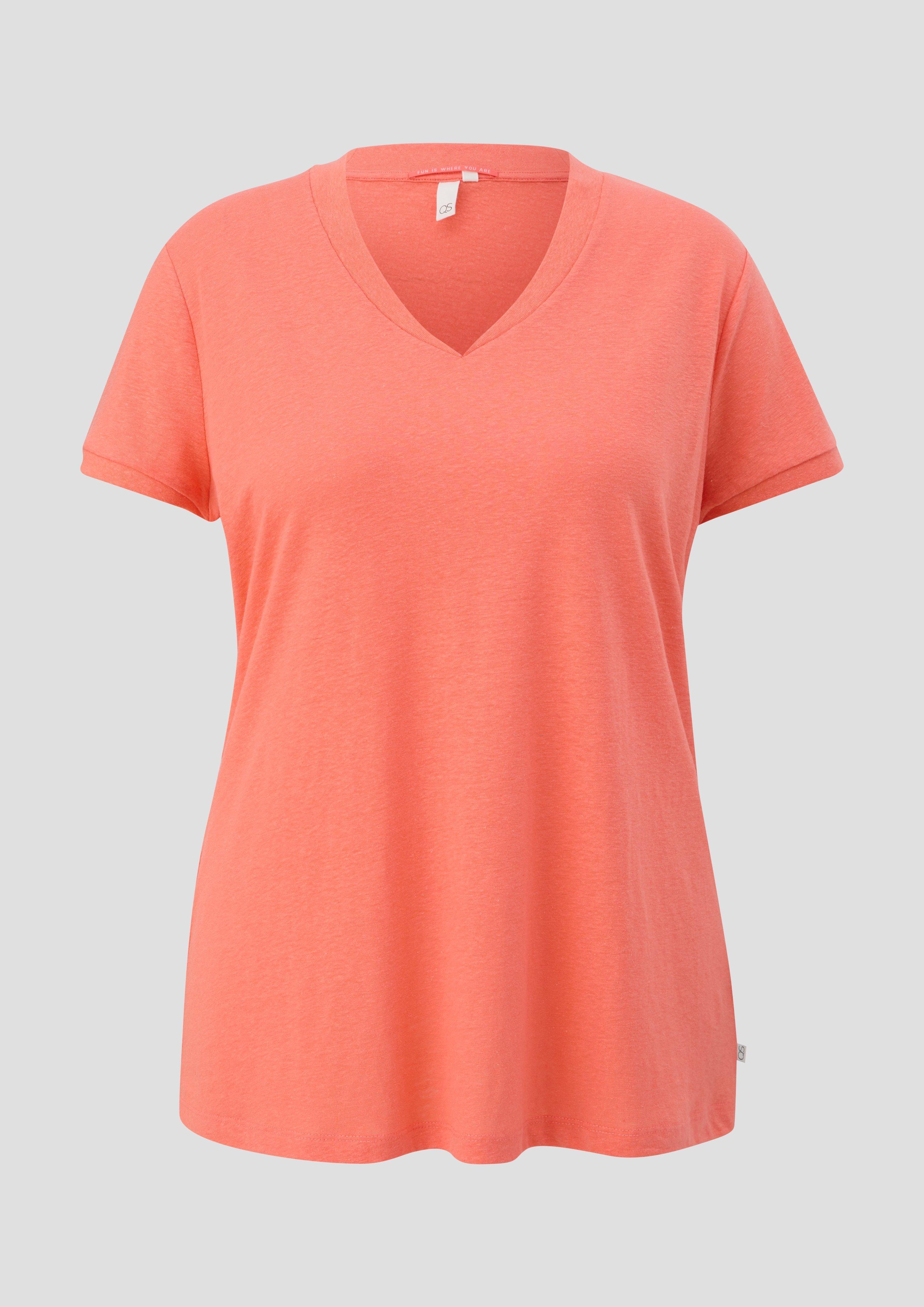 T-Shirt aus Leinenmix  2151440-2347