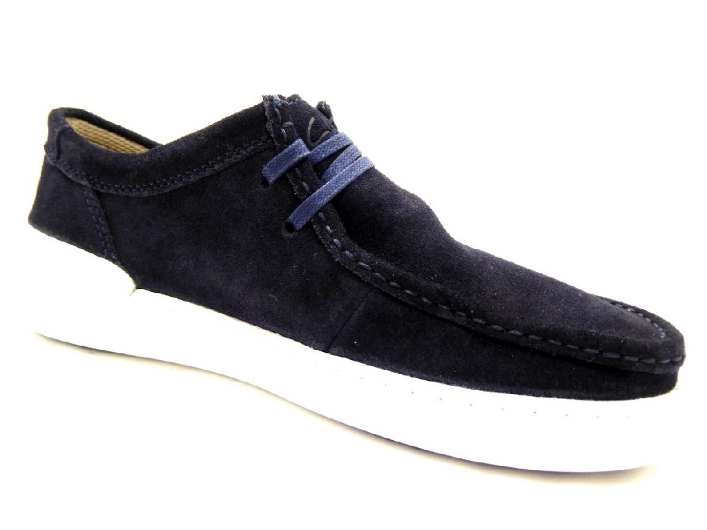 CLARKS Freizeit Schnürer blau