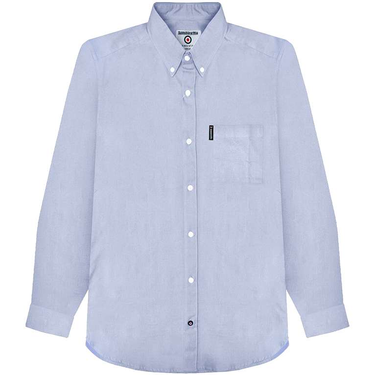 Lambretta Oxford Herren Langarm Hemd RWIS1387