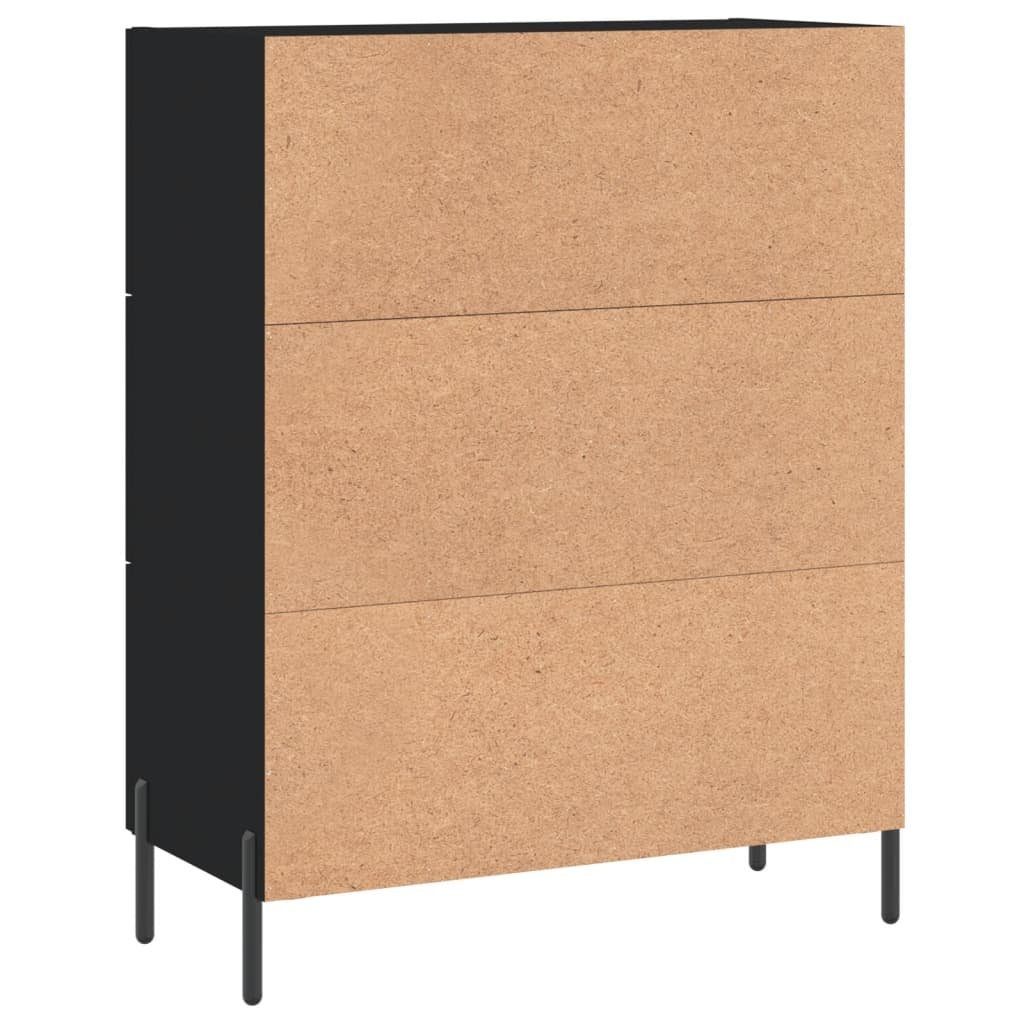 vidaXL Sideboard Sideboard Schwarz 69,5x34x90 cm Holzwerkstoff (1 St)