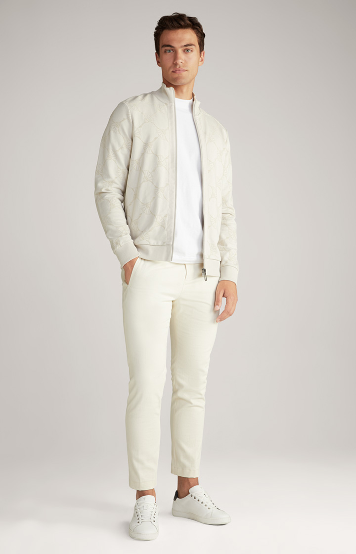 Cornflower-Sweatjacke Tamilo in Offwhite