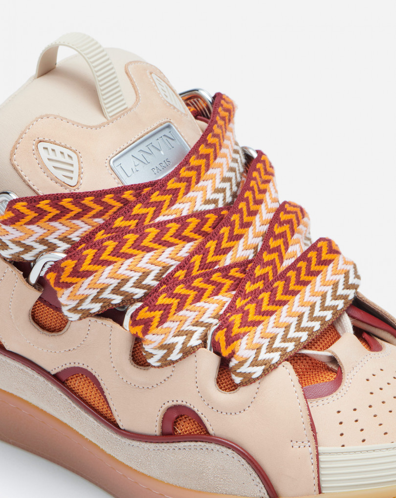 SNEAKERS CURB EN CUIR