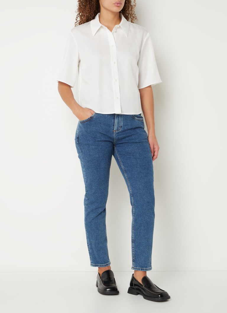 Zkrácená halenka Marc O'Polo Denim z lyocellu