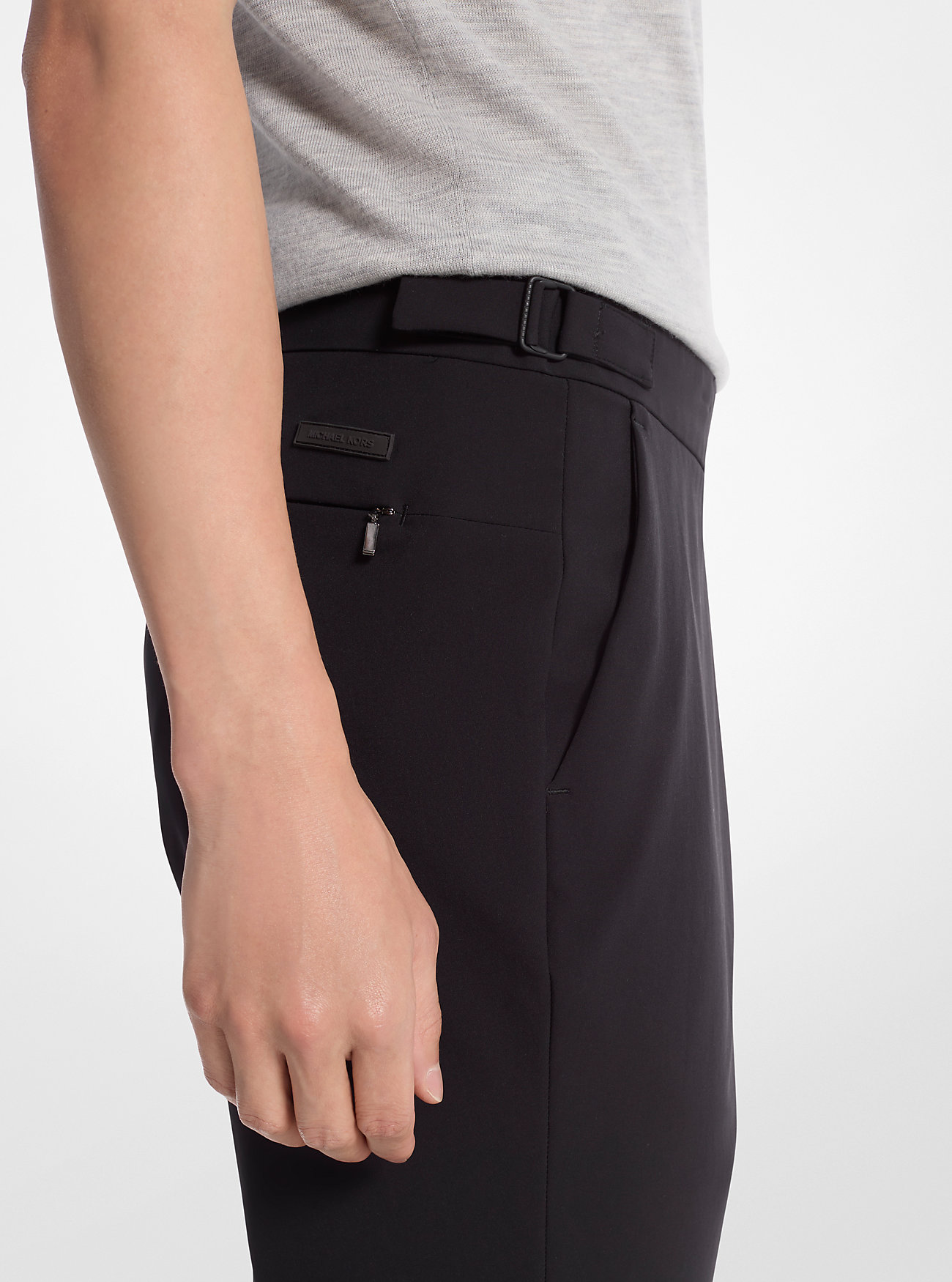 Pantaloni tecnici in tessuto - NERI