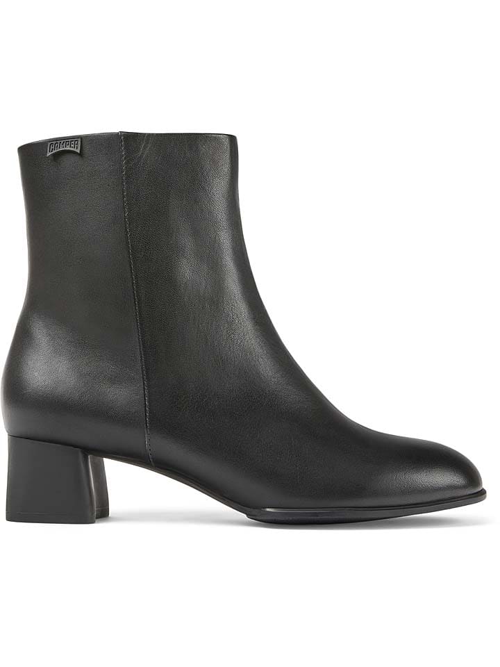 Camper Leder-Stiefeletten in Schwarz günstig kaufen