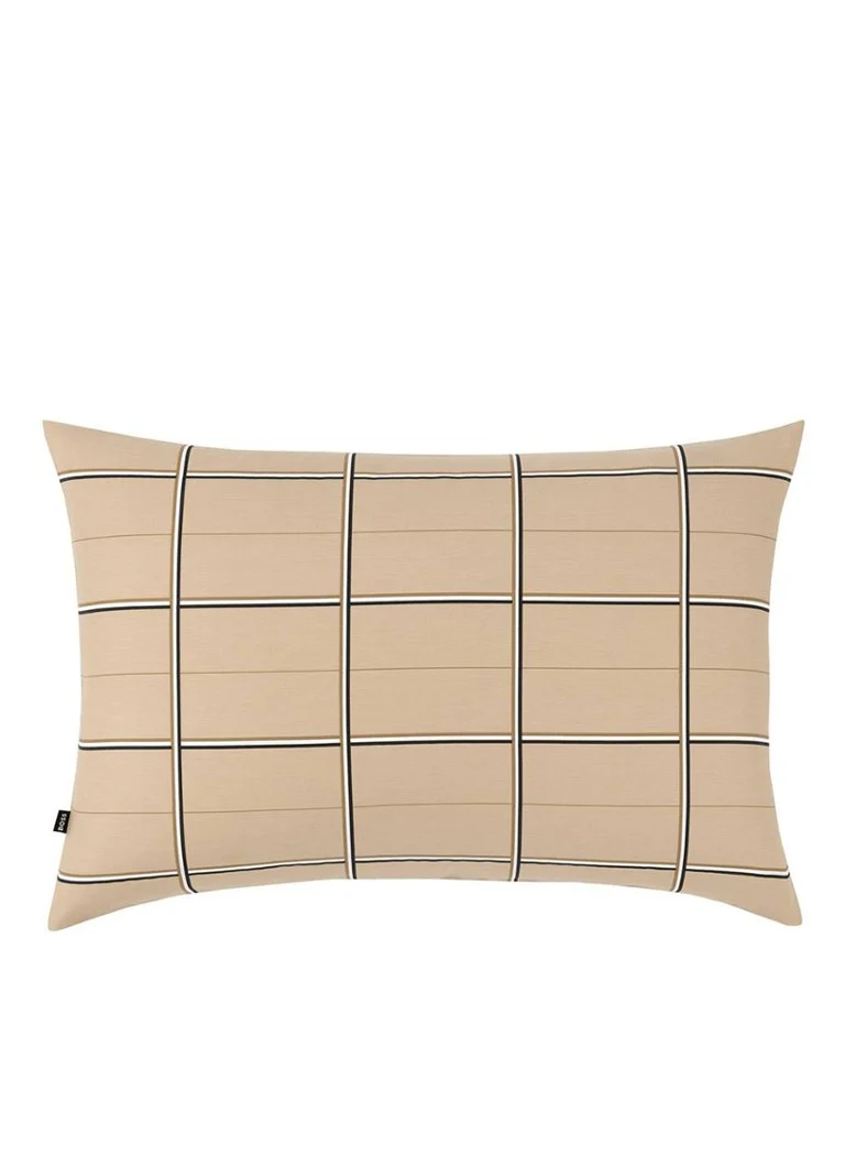 HUGO BOSS Rūtaina satīna spilvendrāna - 80TC