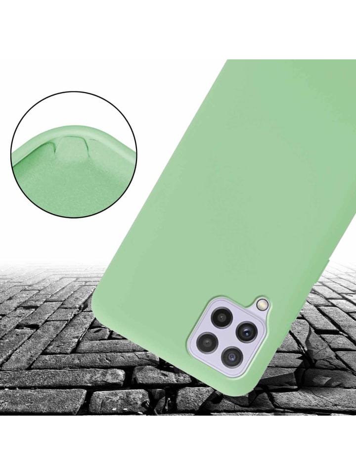 cadorabo Handykette für Samsung Galaxy A22 4G / M22 / M32 4G Hülle in LIQUID HELL GRÜN günstig kaufen onesize