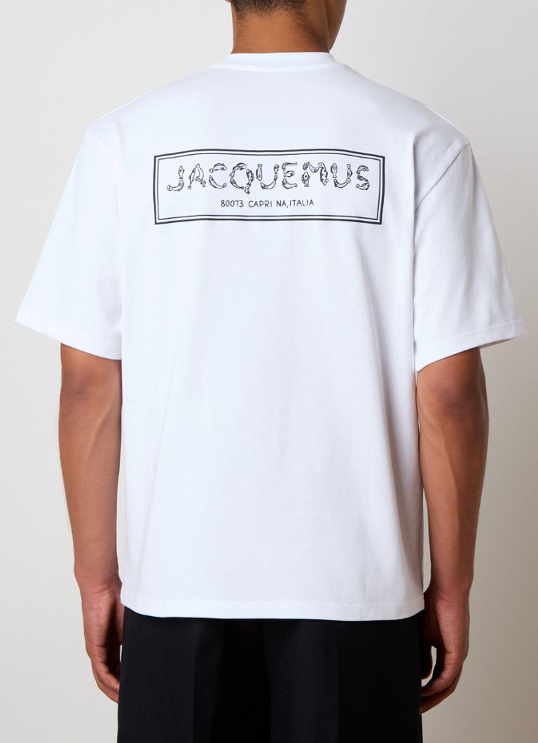 Jacquemus póló logóval és hátulnyomattal