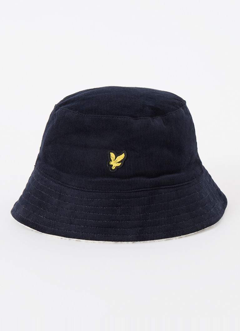 Lyle & Scott Borg Reversible corduroy bucket hat