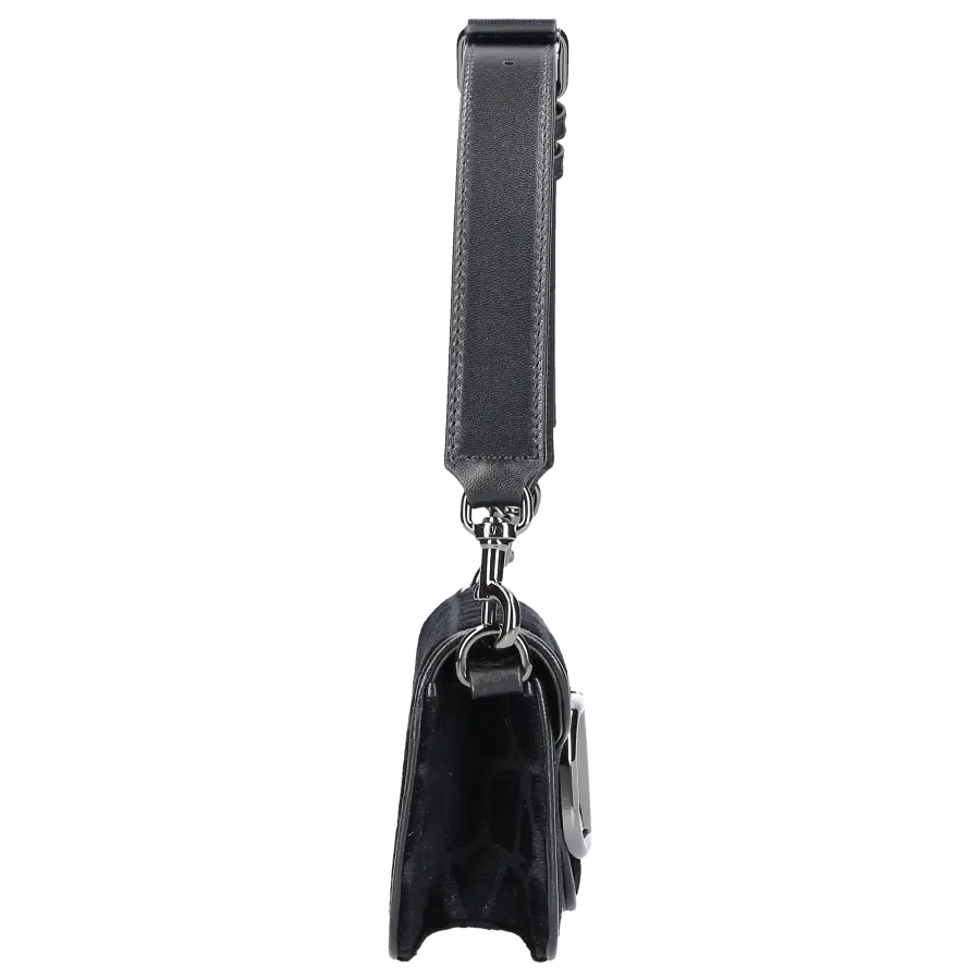 Valentino Garavani - Handtasche LOCÒ Canvas - schwarz