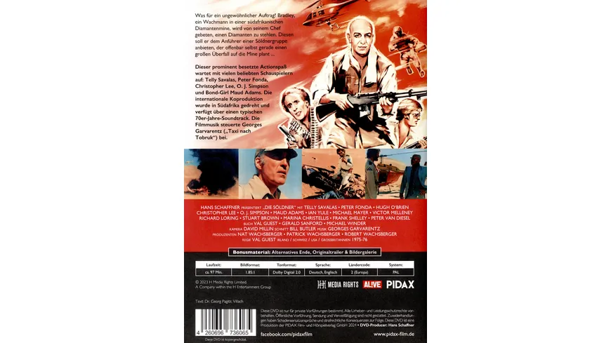 Die Söldner (The Diamond Devils - Die schmutzigen Helden) - Remastered Edition (Pidax Film-Klassiker)
