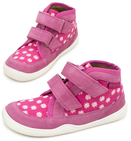 bLifestyle ~ Loris MidCut Klettschuh ~ Blumen Himbeere