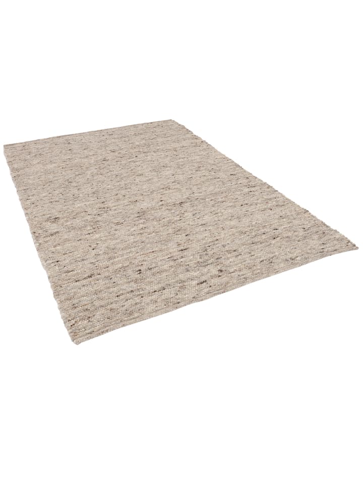 Pergamon Natur Teppich Wolle Alaska Meliert in Braun günstig kaufen
