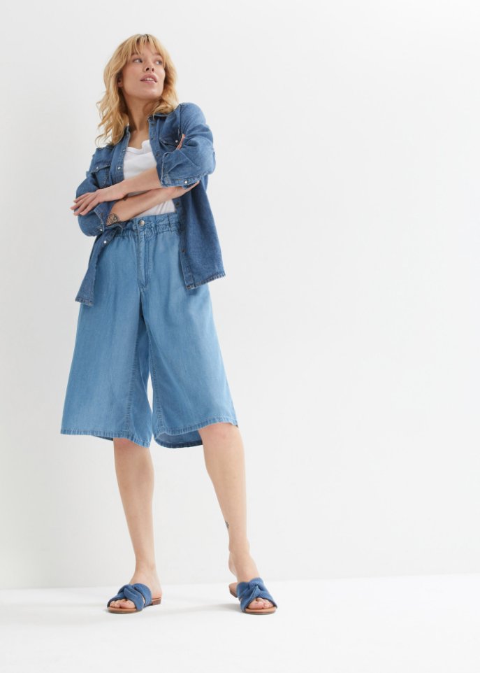 Jeans-Bermuda aus TENCEL™ Lyocell