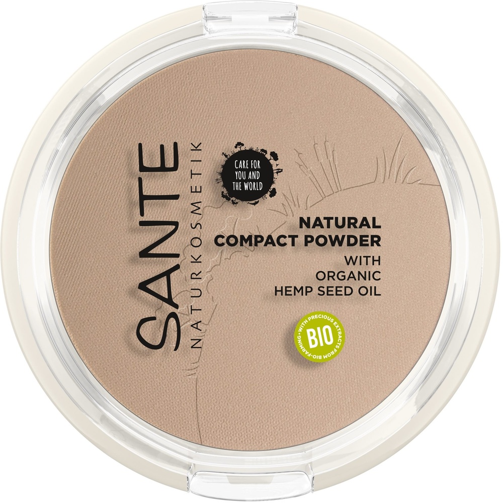 sante Poudre compacte 02 Neutral Beige 9g Fonds de teint, poudres