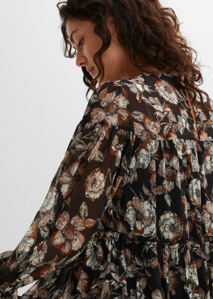 Kleid mit Volants