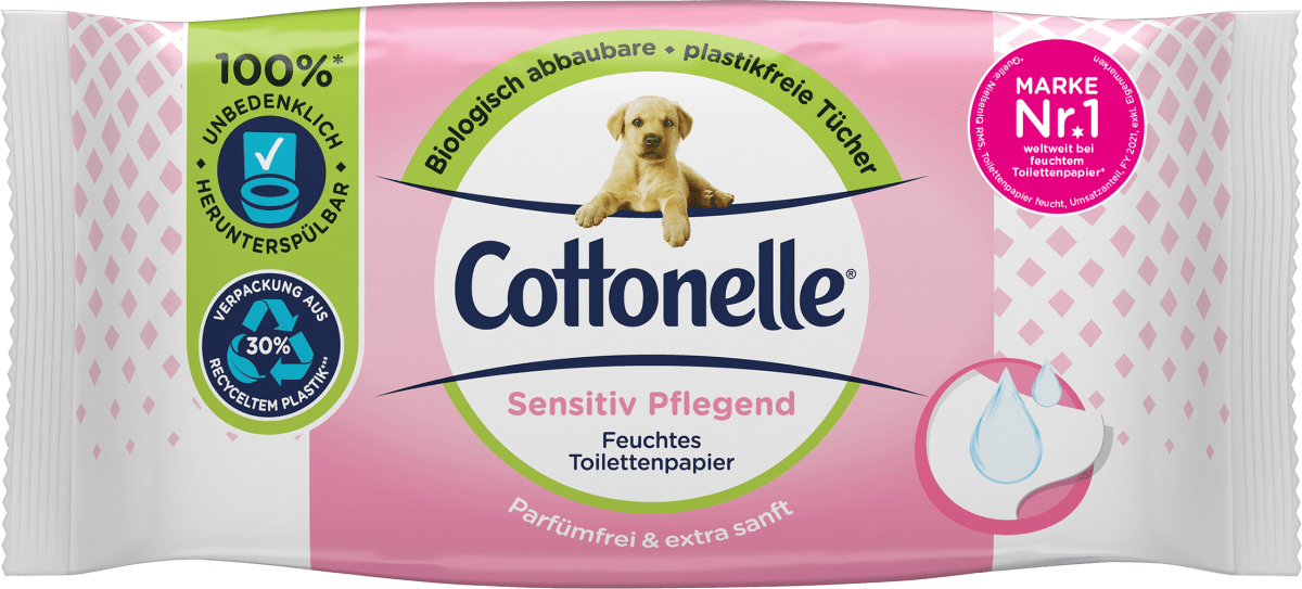Feuchtes Toilettenpapier Sensitiv Pflegend, 42 St