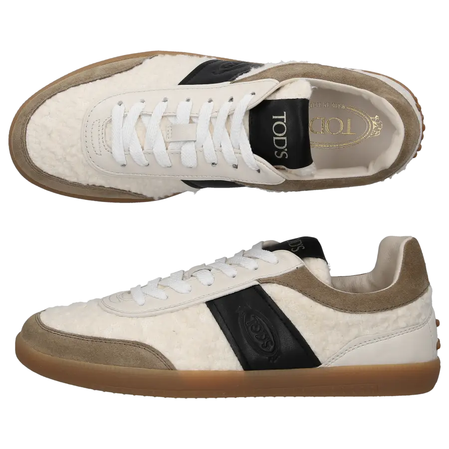 Tod's - Sneaker low TABS Veloursleder - weiß