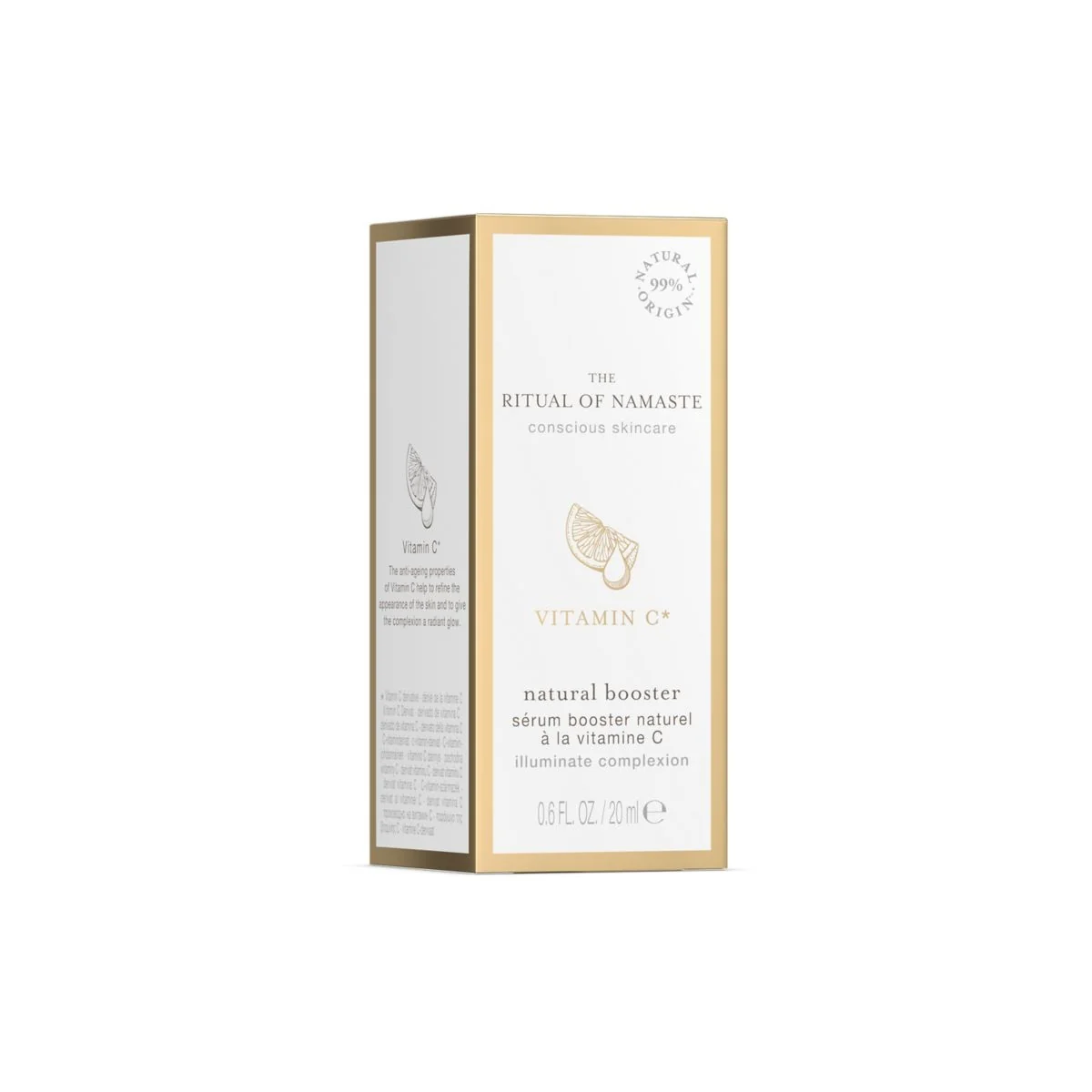 The Ritual of Namaste z vitaminom C*, naravni booster - posvetlitveni serum za obraz, serum za obraz First Signs